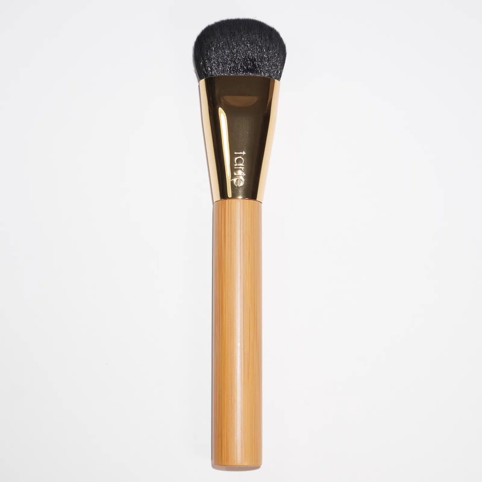 The Buffer Makeup Brush Luxe Bamboo Handle Airbrushing without the Air Fluffy Dome-Shaped Bristles Concealer Powder Foundation