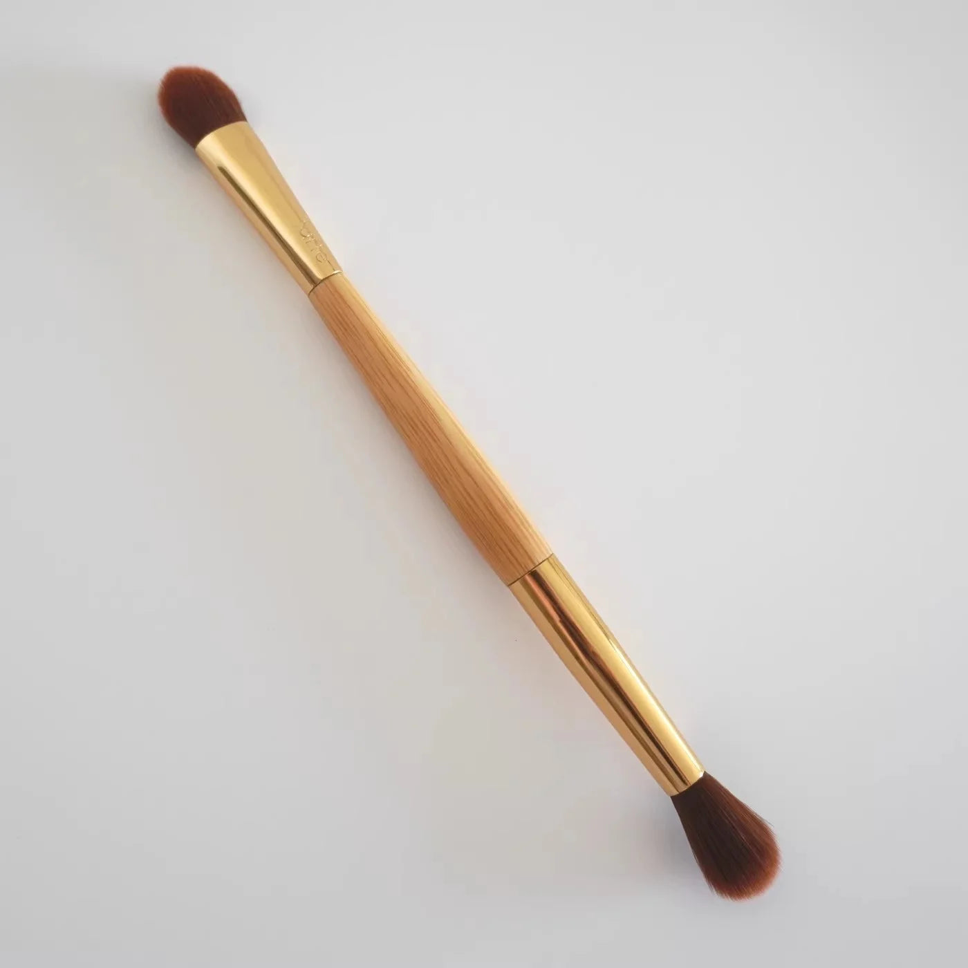 The Buffer Makeup Brush Luxe Bamboo Handle Airbrushing without the Air Fluffy Dome-Shaped Bristles Concealer Powder Foundation